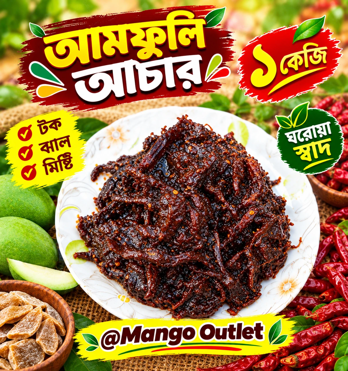 আমফুলি আচার ১ কেজি